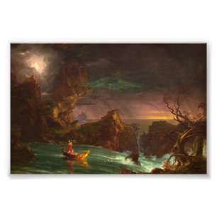 Livets resa, Medel av Thomas Cole Fototryck