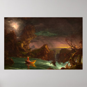 Livets resa, Medel av Thomas Cole Poster