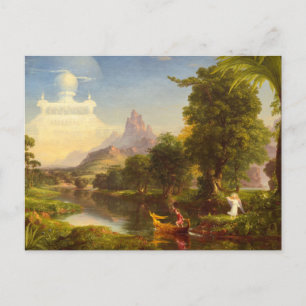 Livets resa, Thomas Cole Ungdom Vykort