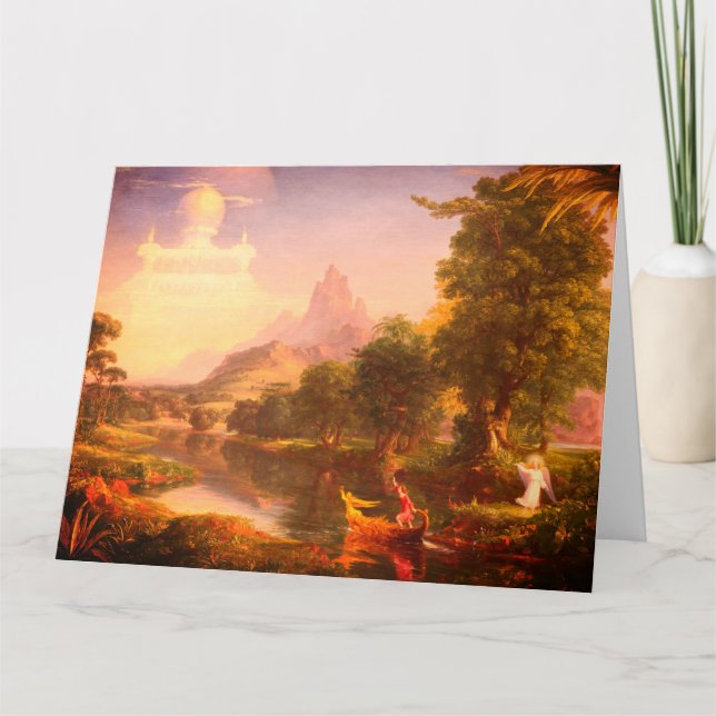 Livets resa: Ungdom, av Cole - stor, tom Kort (Framsida)