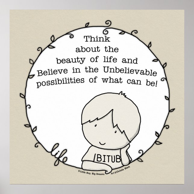 Livets skönhet poster (Framsidan)