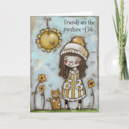 Livets solsken - Vänskap Card Kort