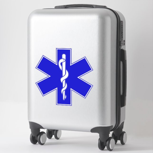 Livets stjärna (EMT) Klistermärken (Resväska)