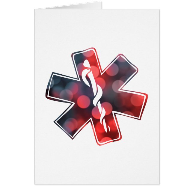 livets stjärna hälsningskort (Framsidan)