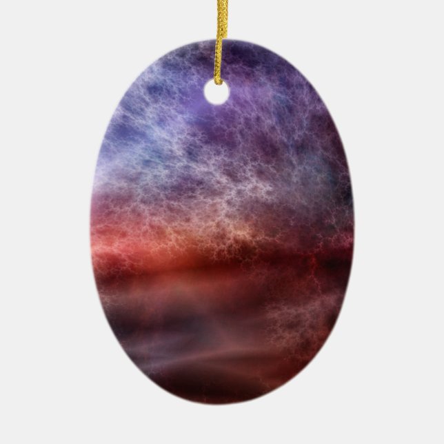 Livets stormar-ornament julgransprydnad keramik (Framsidan)