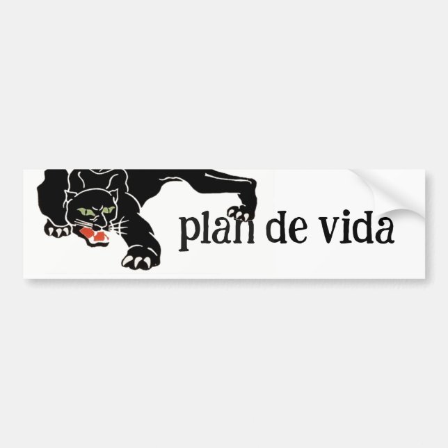 Livets syfte Följ din plan de vida Bildekal (Framsidan)