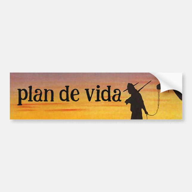Livets syfte Följ din plan de vida Bildekal (Framsidan)