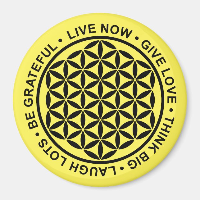 Livets symbol - Regler av livstid 1 Magnet (Framsidan)