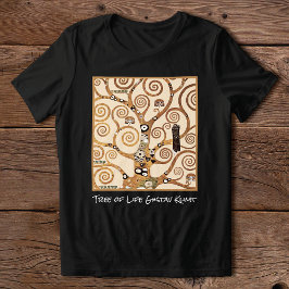 Livets träd Abstrakt Gustav Klimt T-Shirt