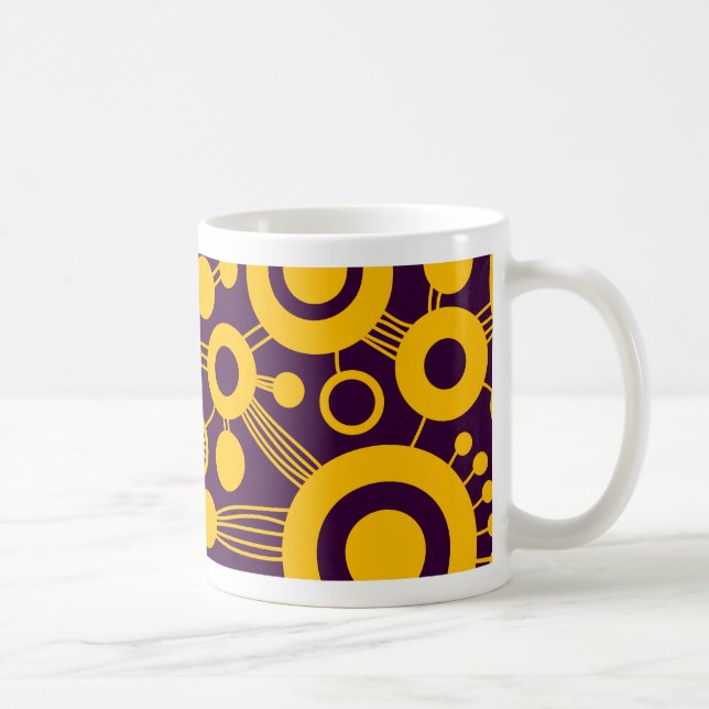 Livets träd Abstrakt Kaffemugg (Höger)