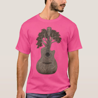 Livets Träd Akustisk Gitarr T Shirt