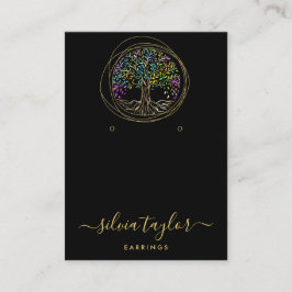 Livets träd Andlig Träd Organic Visitkort