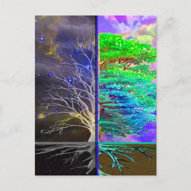 Livets träd-anslutning vykort (Framsida)