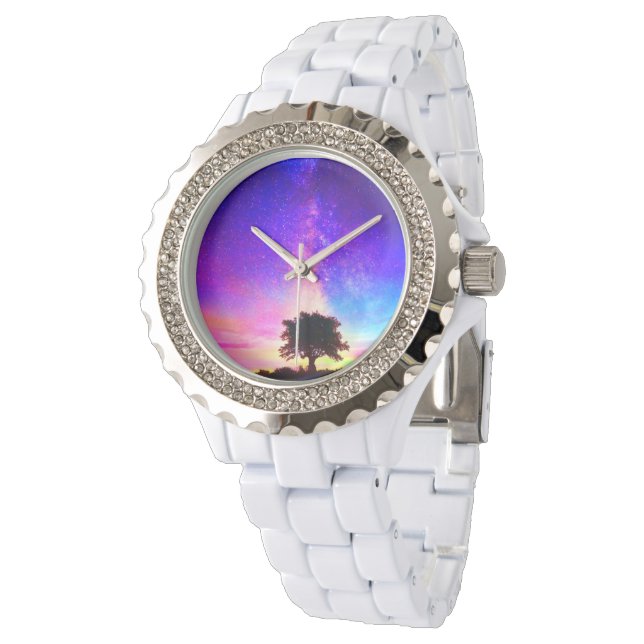 Livets träd armbandsur (Vinklad)