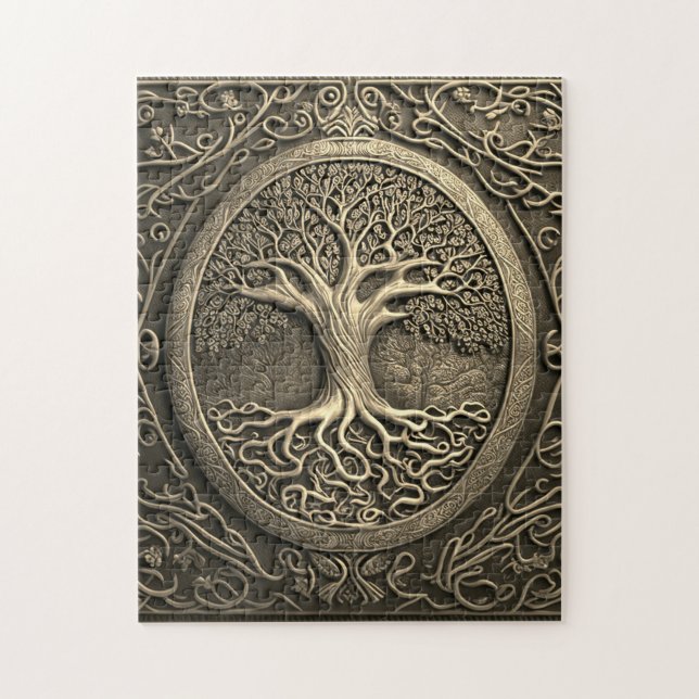 Livets träd Artwork Pussel (Vertikal)