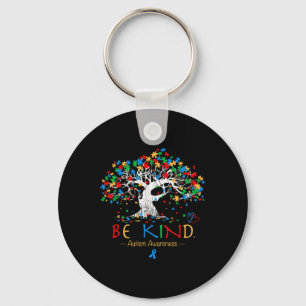 Livets träd Autism Awareness Month Puzzle Asd Sup Nyckelring