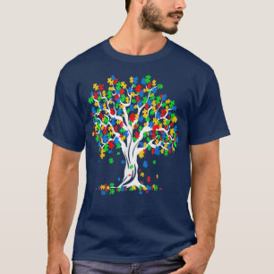 Livets träd Autism Awareness Month T Shirt