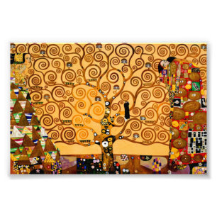 Livets träd av Gustav Klimt Fine Art Fototryck