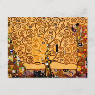 Livets träd av Gustav Klimt Fine Art Vykort