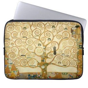 Livets träd av Gustav Klimt Laptop Fodral
