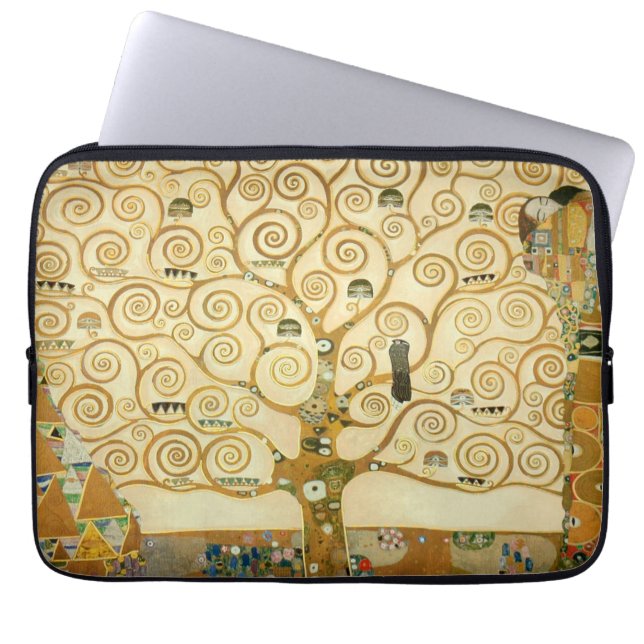 Livets träd av Gustav Klimt Laptop Fodral (Framsidan)