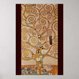 Livets Träd av Gustav Klimt, Stilisert jugendstil Poster