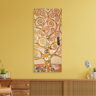 Livets Träd av Gustav Klimt, Stiliskt Art Nouveau Canvastryck
