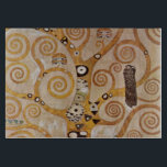 Livets träd av Gustav Klimt, Stylized Art nouveau<br><div class="desc">Livets träd (1905-1911) av Gustav Klimt. Livets träd är en vintage-Art nouveau-målning där kunskapens träd ifrågasätter den svarta fågel som ber, dödssymbolen. Den normala livscykeln enligt Freud och Klimt. Stoclet Frieze är en serie symbolpaneler och Gustav Klimts sista underbara verk. De var målade i matsalen i Palais Stoclet i Bryssel...</div>