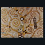 Livets träd av Gustav Klimt, Stylized Art nouveau<br><div class="desc">Livets träd (1905-1911) av Gustav Klimt. Livets träd är en vintage-Art nouveau-målning där kunskapens träd ifrågasätter den svarta fågel som ber, dödssymbolen. Den normala livscykeln enligt Freud och Klimt. Stoclet Frieze är en serie symbolpaneler och Gustav Klimts sista underbara verk. De var målade i matsalen i Palais Stoclet i Bryssel...</div>