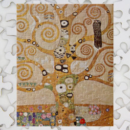 Livets träd av Gustav Klimt, Stylized Art nouveau Pussel