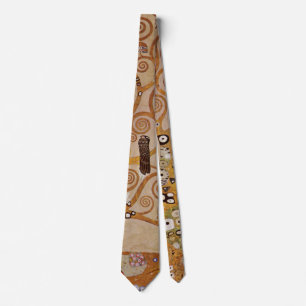 Livets träd av Gustav Klimt, Stylized Art nouveau Slips