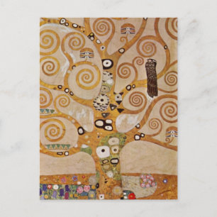 Livets träd av Gustav Klimt, Stylized Art nouveau Vykort