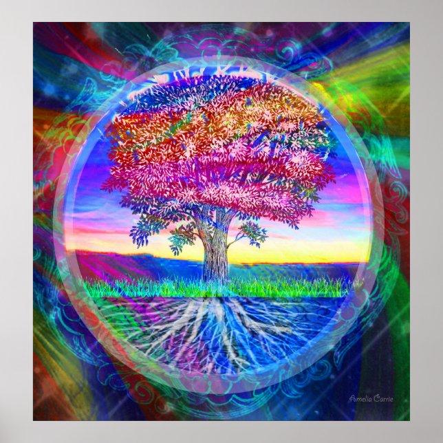 Livets träd Blessings Poster (Framsidan)