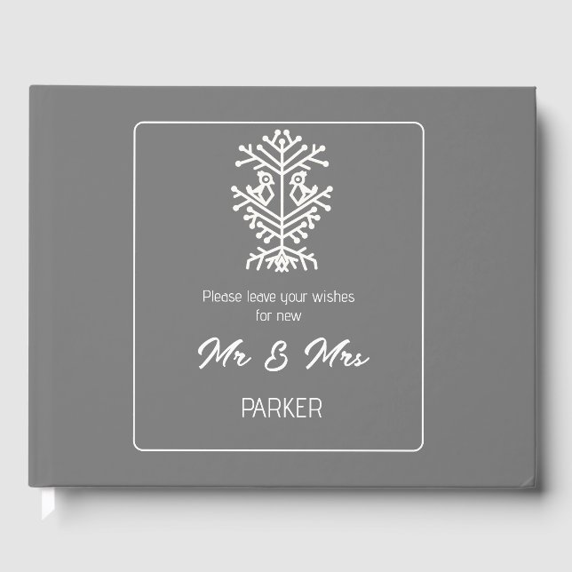 Livets Träd Bröllopsgästbok Gästböcker (Framsida)