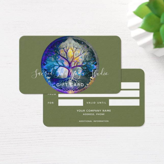 Livets träd | Celestial Visitkort (Skivbord)