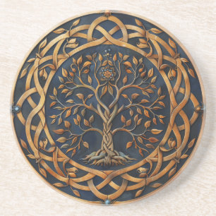 Livets träd Celtic Sandstone Underlägg