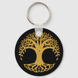 Livets träd Celtic Symbol Nyckelring