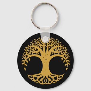 Livets träd Celtic Symbol Nyckelring