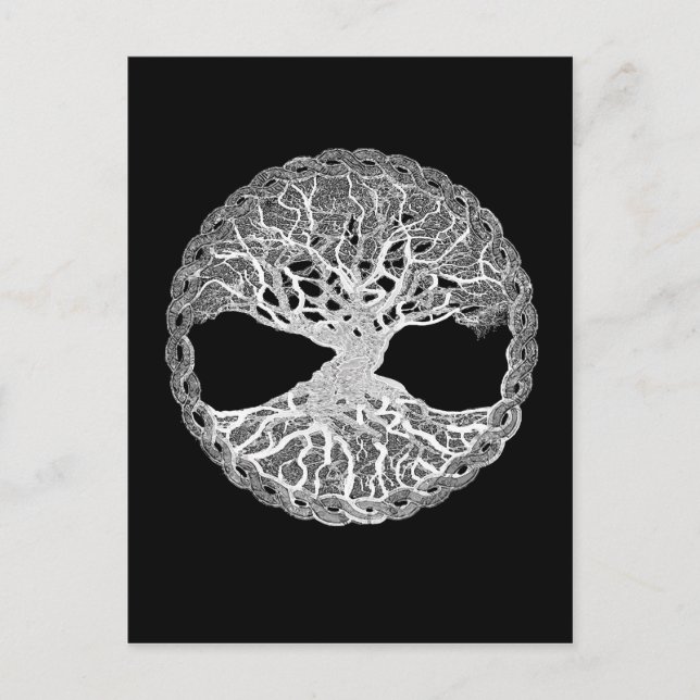 Livets Träd Cirkeln av Livet Vykort (Framsida)