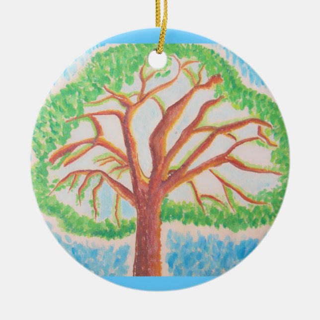Livets träd-cirkelns ornament (Framsidan)