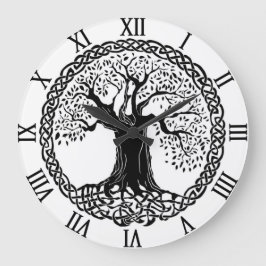 Livets träd Clock Stor Klocka