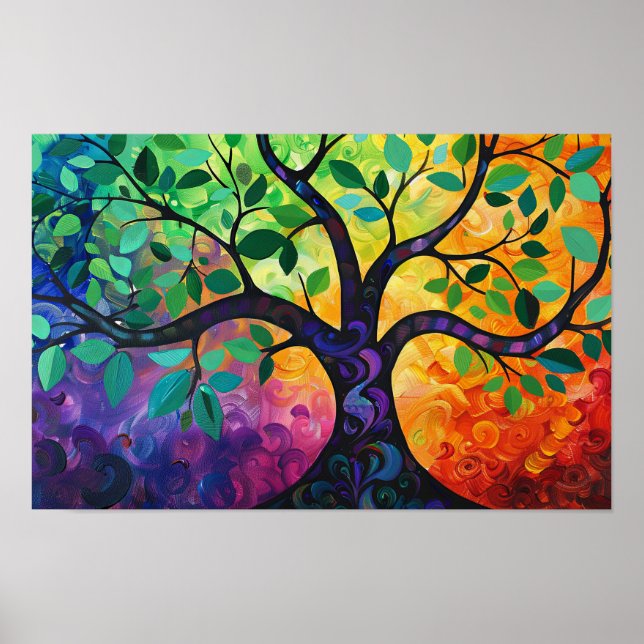 Livets träd Design Poster (Framsidan)