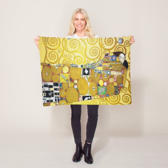 Livets träd (detaljer), Klimt Fleecefilt (På plats)