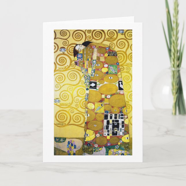 Livets träd (detaljer), Klimt Kort (Framsida)