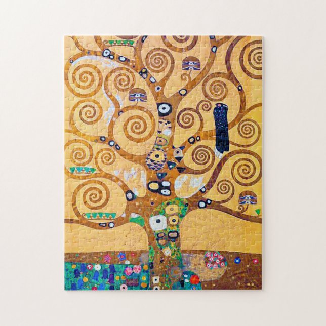 Livets träd (detaljer), Klimt Pussel (Vertikal)