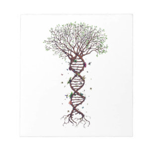 livets träd DNA Genetics Biology Environment Anteckningsblock