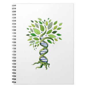 Livets träd DNA Genetics Biology Environment Anteckningsbok