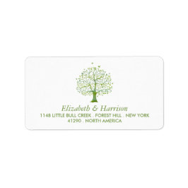 Livets träd, Elegant bröllop Adressetikett