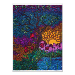 Livets träd fototryck