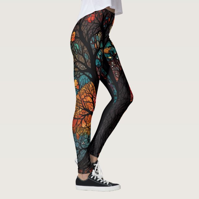 Livets träd Girl Power & Kärlek Leggings (Höger)
